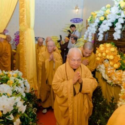 Đồng Nai: Giáo hội viếng tang Trưởng lão Hòa thượng Thích Giác Quang